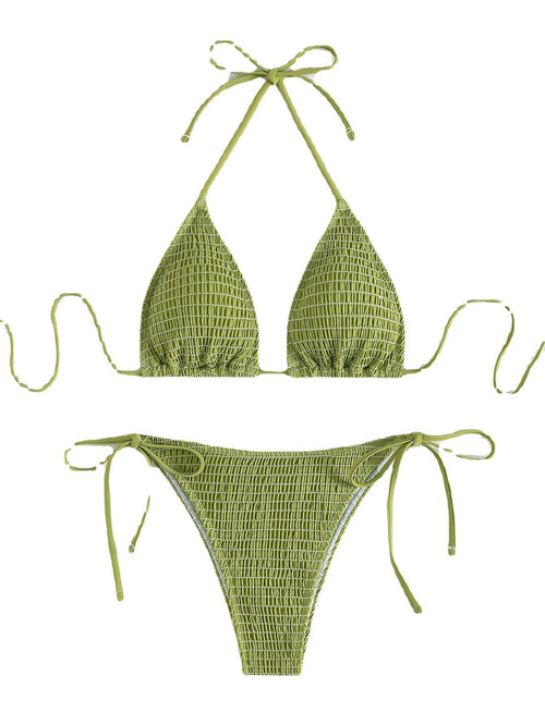 Solid Bikini Set