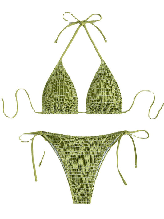 Solid Bikini Set