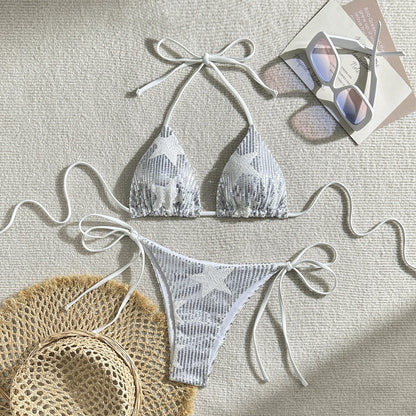 Star Sequin Bikini Set