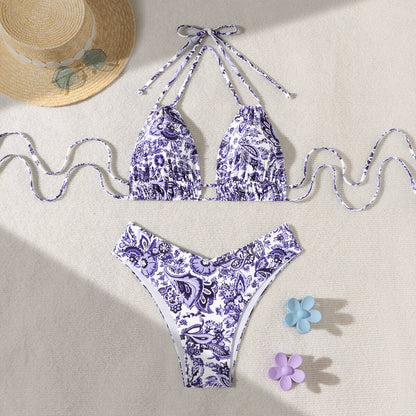 Solid Bikini Set