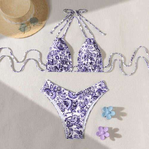 Solid Bikini Set