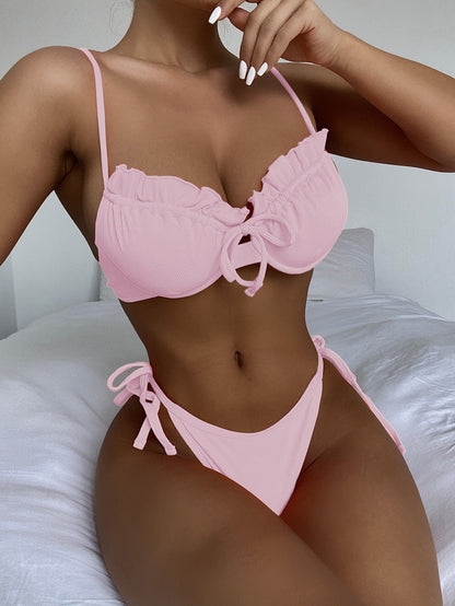 Solid One-Piece Swimsuit