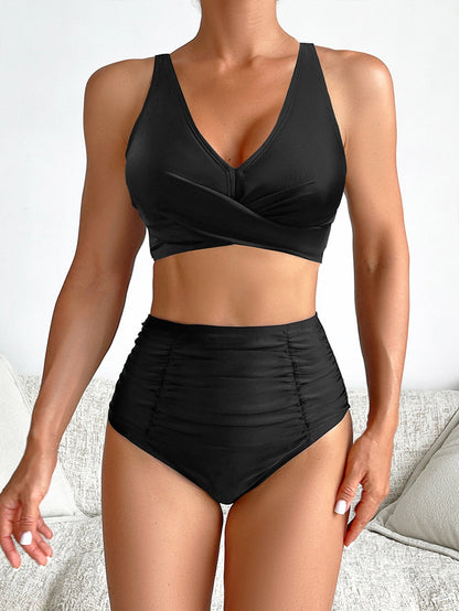 Solid One-Piece Swimsuit