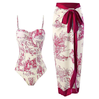 Slim One-Piece Swimsuit