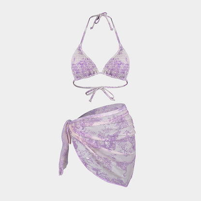 Print One-Piece Swimsuit