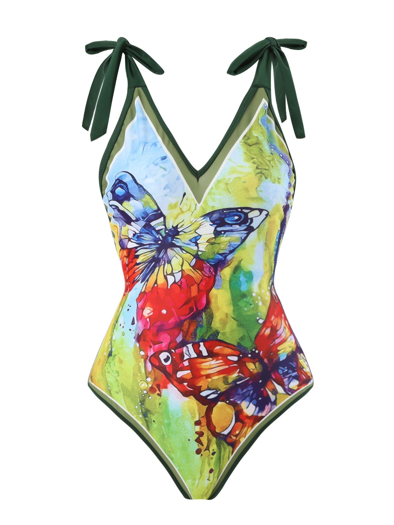 Print One-Piece Swimsuit