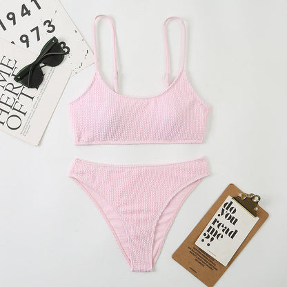 Wave Print Bikini Set