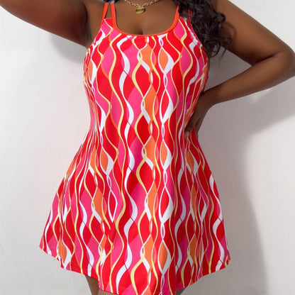 Plus Size One-Piece Swimsuit