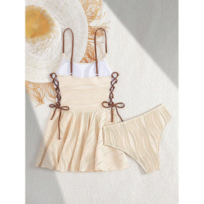 Suspender Beach Bikini Set