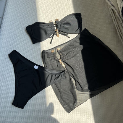 Solid Bikini Set