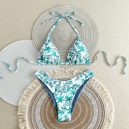 Slit One-Piece Swimsuit