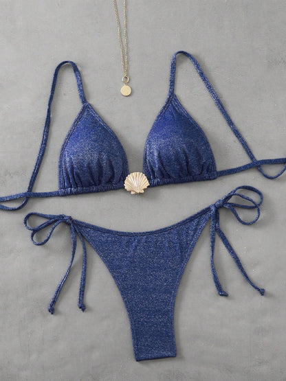 Shell Trim Bikini Set
