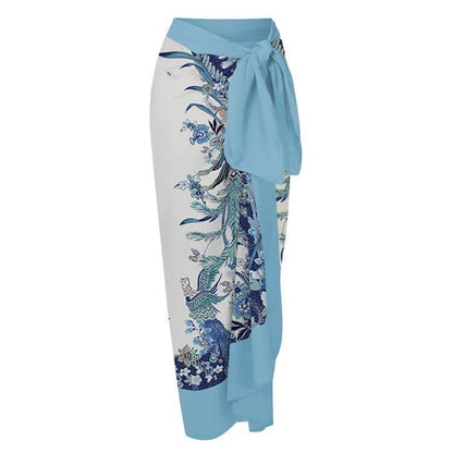 Two-Way Print One-Piece Swimsuit
