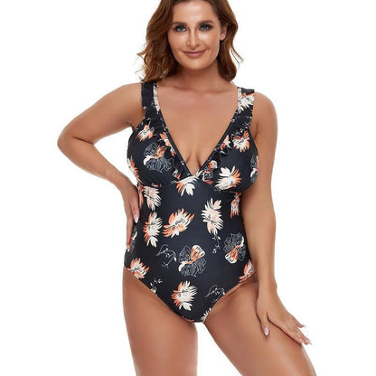 Plus Size One-Piece Swimsuit