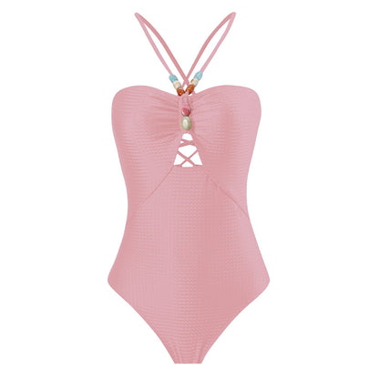 Solid One-Piece Swimsuit