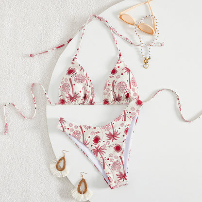 Slit One-Piece Swimsuit