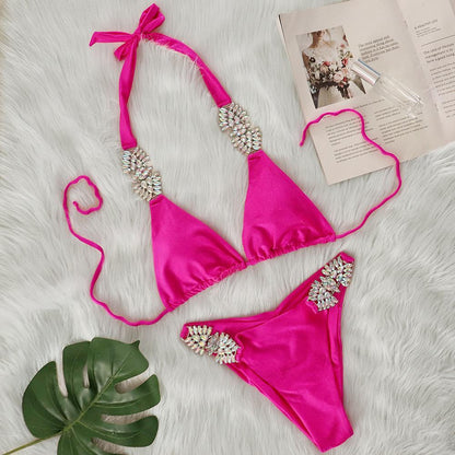 Solid One-Piece Swimsuit