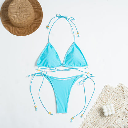 Solid Bikini Set