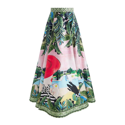 Print Tummy Control One-Piece Swimsuit