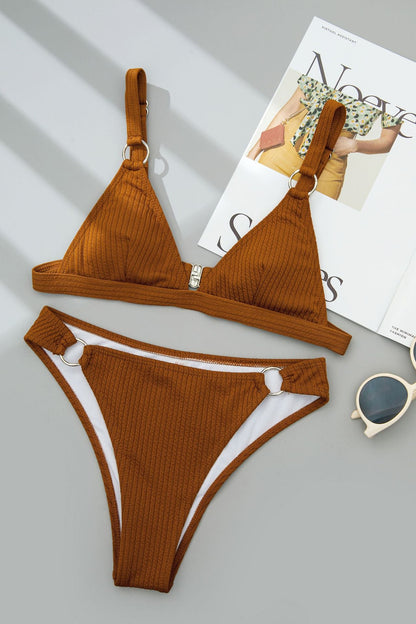 Solid Bikini Set