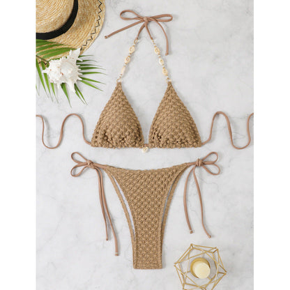 Solid Bikini Set