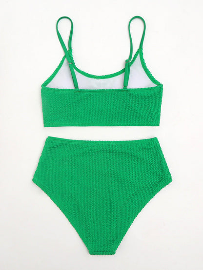 Solid Bikini Set