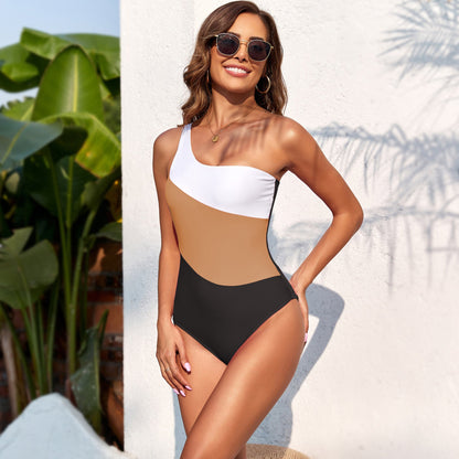 Solid One-Piece Swimsuit