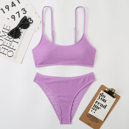 Wave Print Bikini Set