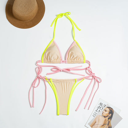 Solid Bikini Set