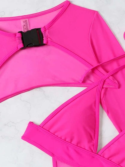Solid One-Piece Swimsuit