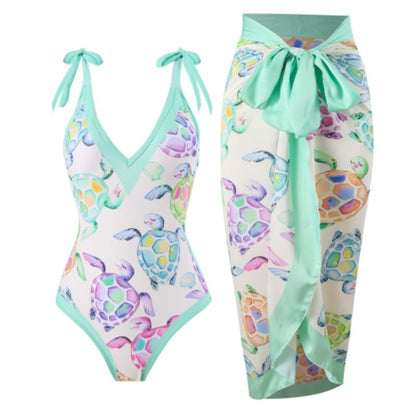 Vacation Beach One-Piece Swimsuit