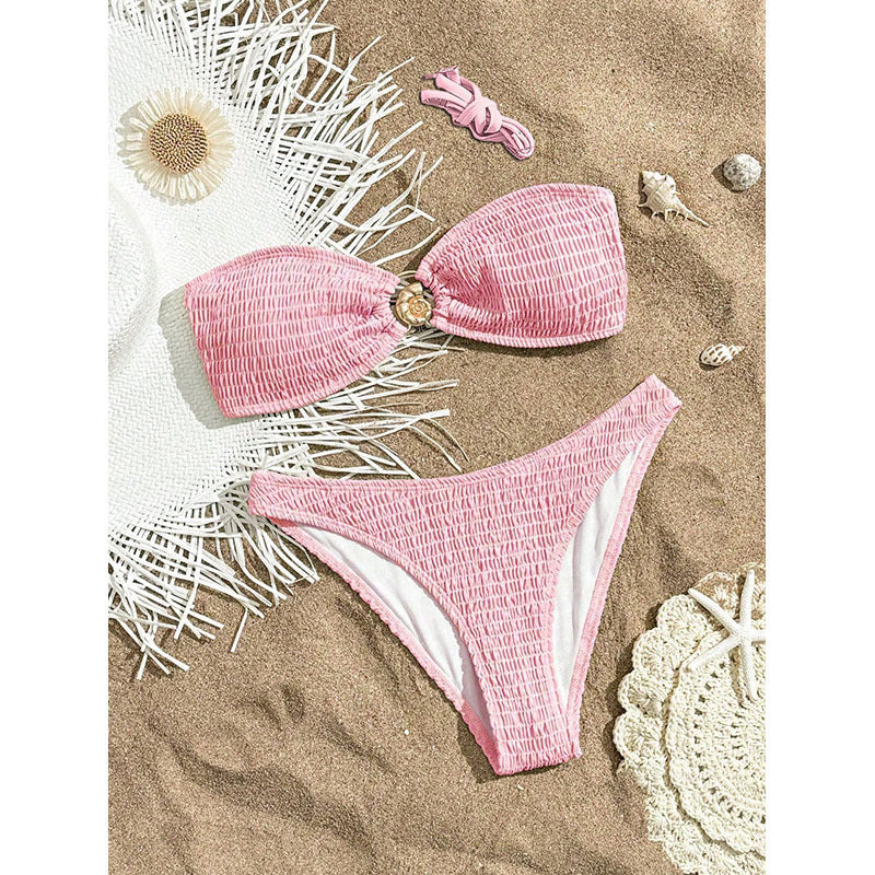 Solid Bikini Set
