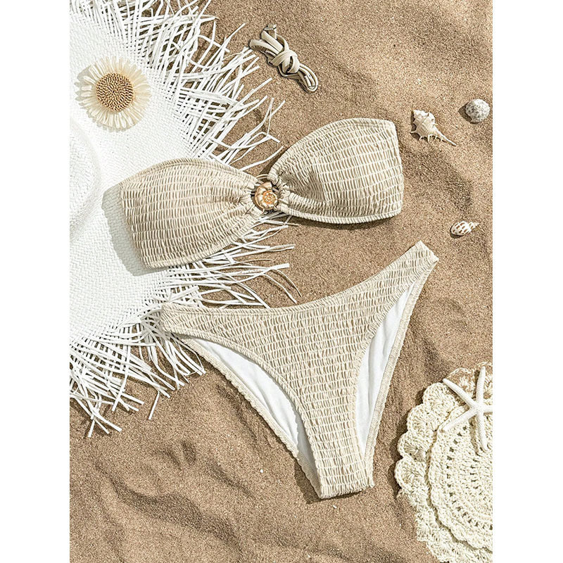 Solid Bikini Set