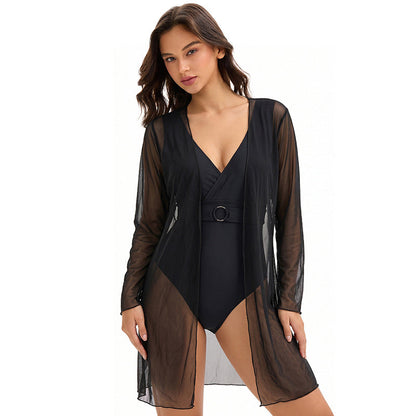 Triangle One-Piece Swimsuit