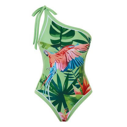Triangle One-Piece Swimsuit
