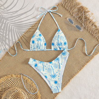 Slit One-Piece Swimsuit