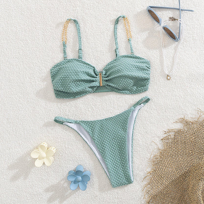 Solid One-Piece Swimsuit