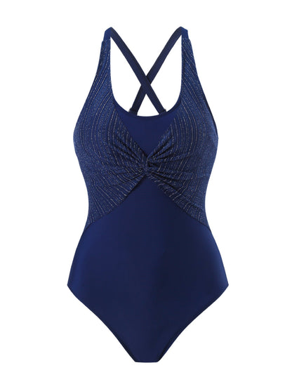 Solid One-Piece Swimsuit