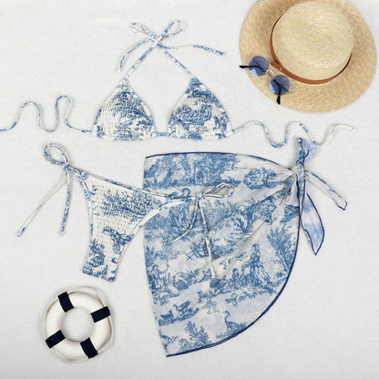 Print One-Piece Swimsuit
