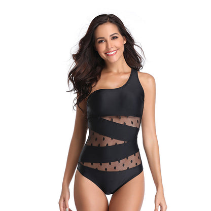 Solid One-Piece Swimsuit