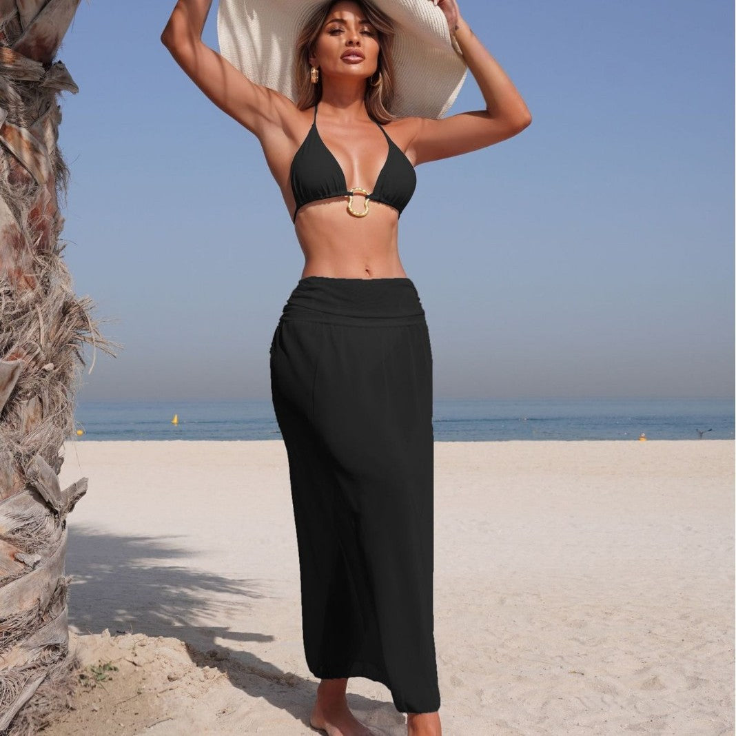 Solid Bikini Set