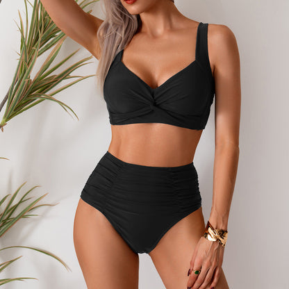 Slit Bikini Set
