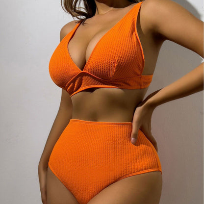 Solid Bikini Set