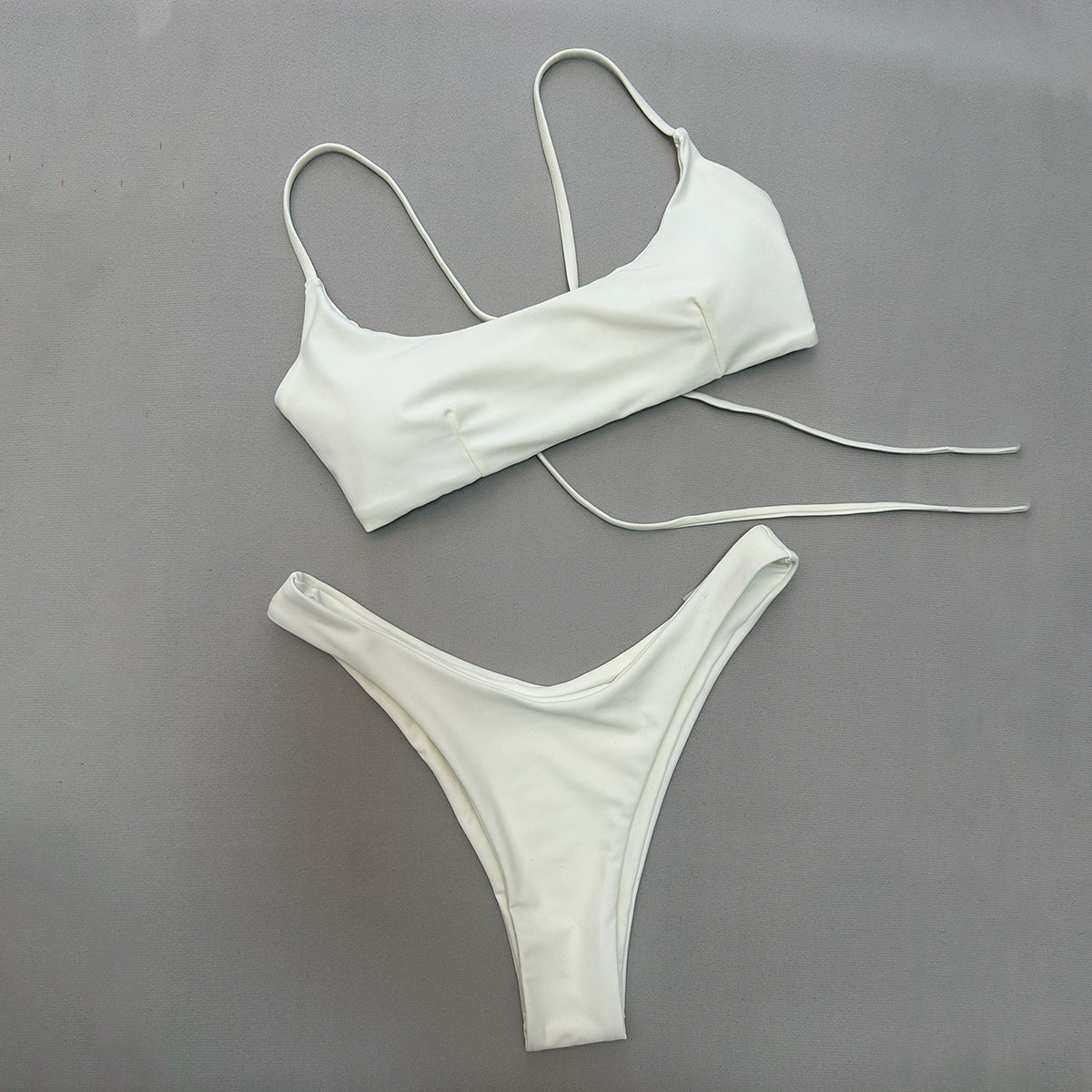 Solid Bikini Set