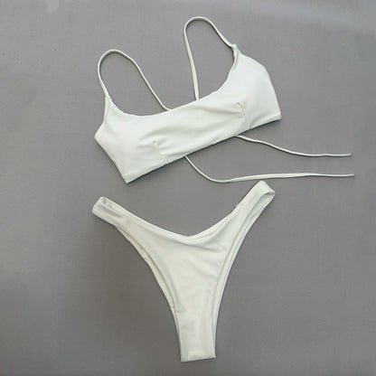 Solid Bikini Set