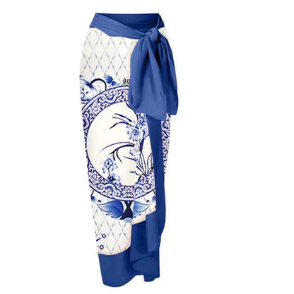 Two-Way Print One-Piece Swimsuit