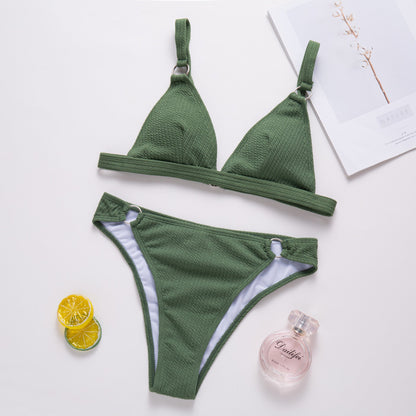 Solid Bikini Set