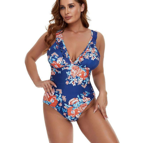 Plus Size One-Piece Swimsuit