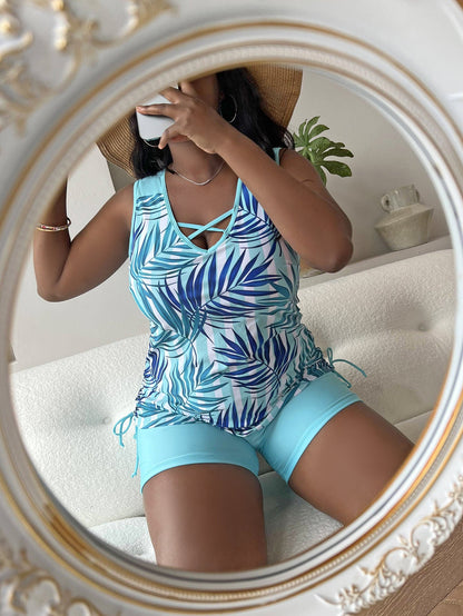 Plus Size One-Piece Swimsuit