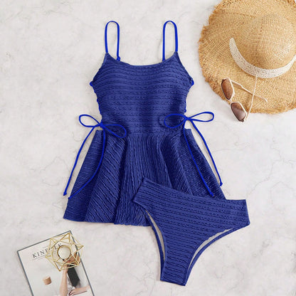 Suspender Dress Bikini Set